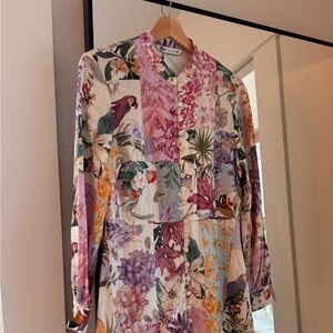 Zara short belted dress NWT
